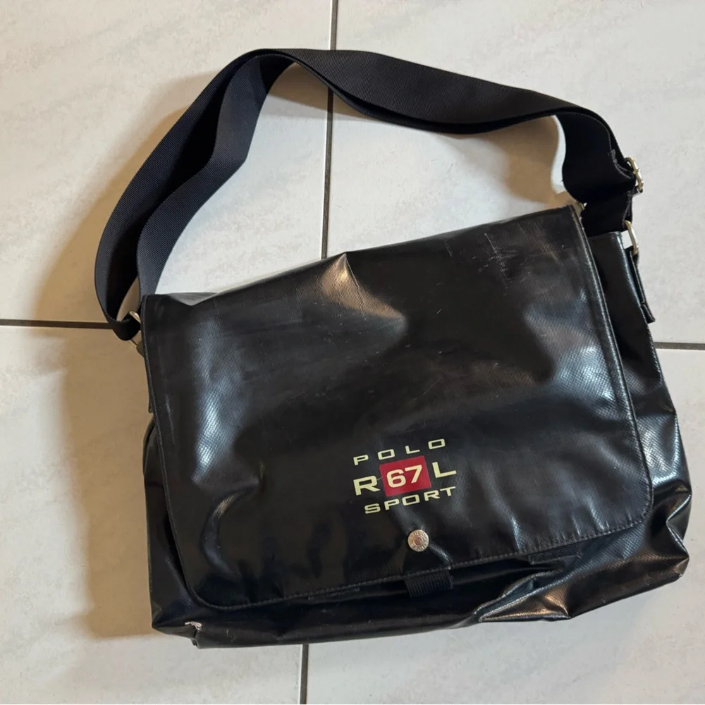 Polo Ralph Lauren vintage messenger bag. Crossbody bag.